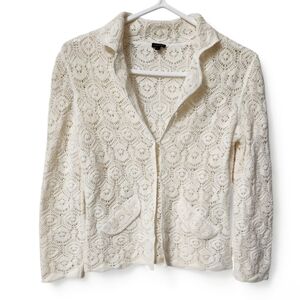 Auth! Joseph Crochet Cardigan